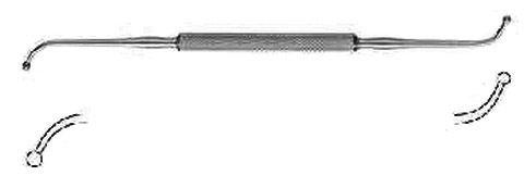 Kistner Septum Ball End Elevator, Double-Ended, 2.0 Mm X 2.5 Mm Diameter Ball Tips, 7 1/2" (19.1 Cm)